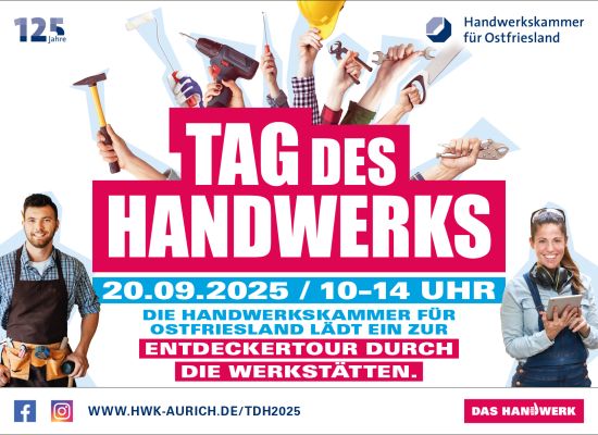 Handwerkskammer: Tag des Handwerks 2025 in Aurich