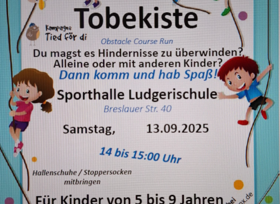 Kinder: SC04 bietet die „Tobekiste“ an