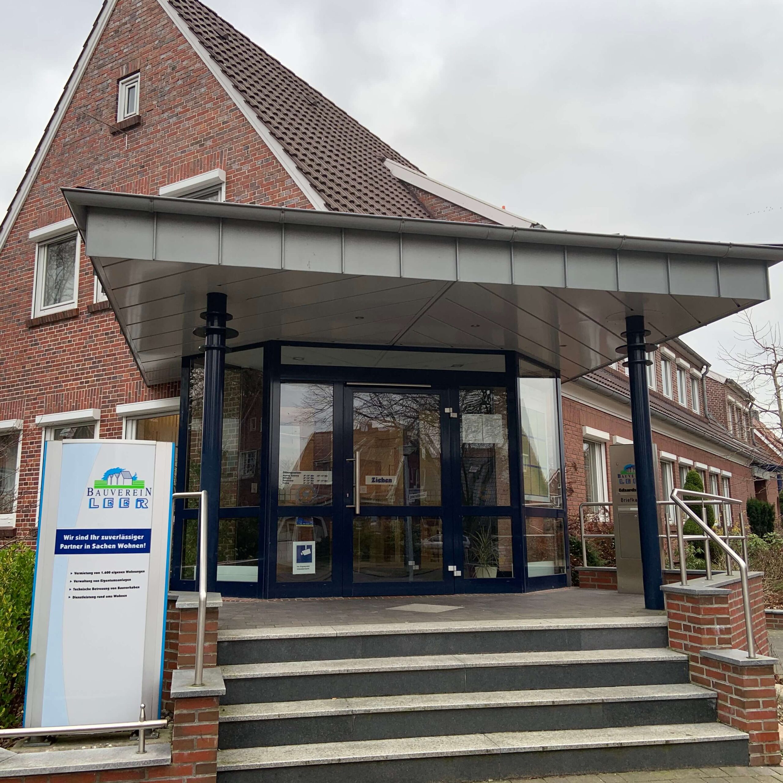 Bauverein Leer Gebäude Eingang